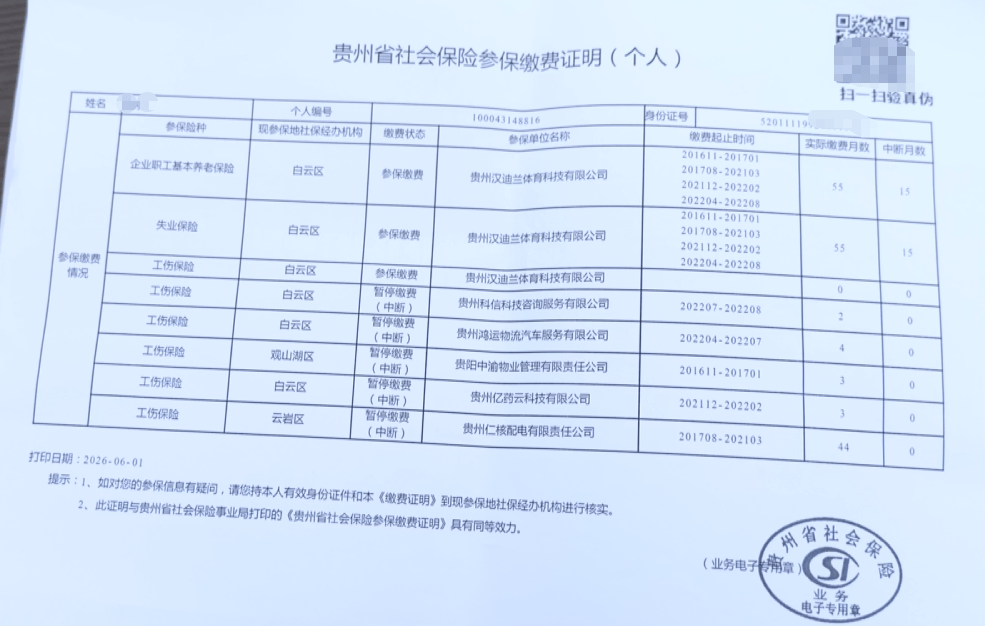月月扣社保、公司却零缴费!贵阳一女子四万余元生育津贴无法领取,产后返岗还遭“冷暴力”,维权发现企业法人已变更