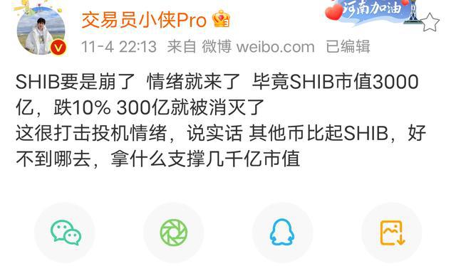 包含柴犬币SHIB中文社区微博的词条